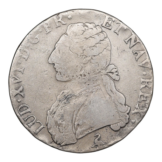 Louis XVI (1774-1792) Écu aux branches d'olivier 1784 A Paris Argent 25.99 gr