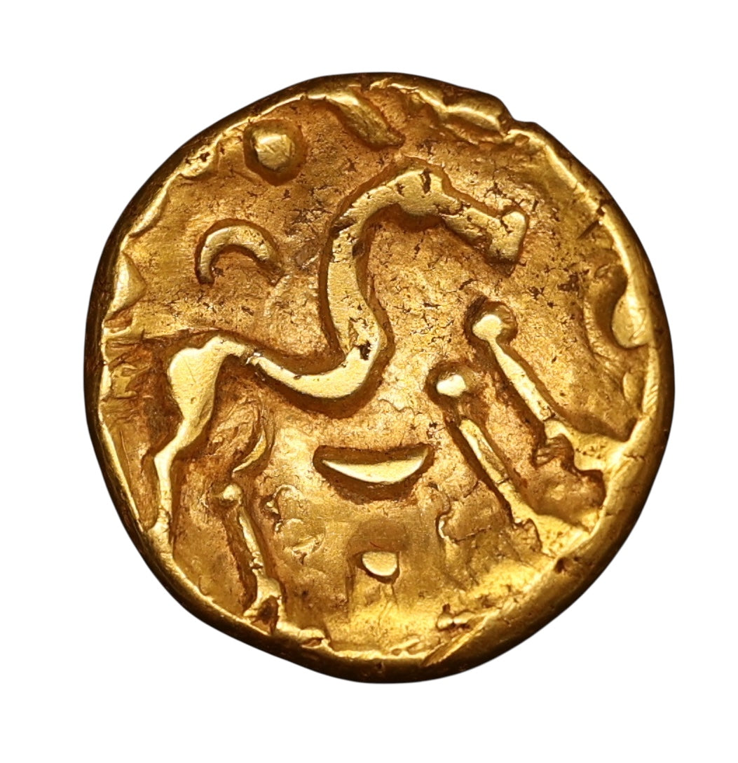Gauloise - Ambiens (Amiens) - Stater Uniface con caballo estilizado - 5,74 g - DT242v LT8710v