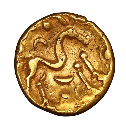 Gauloise - Ambiens (Amiens) - Stater Uniface con caballo estilizado - 5,74 g - DT242v LT8710v