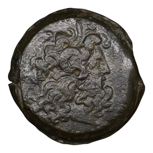Grèce Antique Royaume d'Egypte Ptolémée V Epiphanes (204-180) Æ Drachme R/ Double Eagle Bronze 29.14 gr