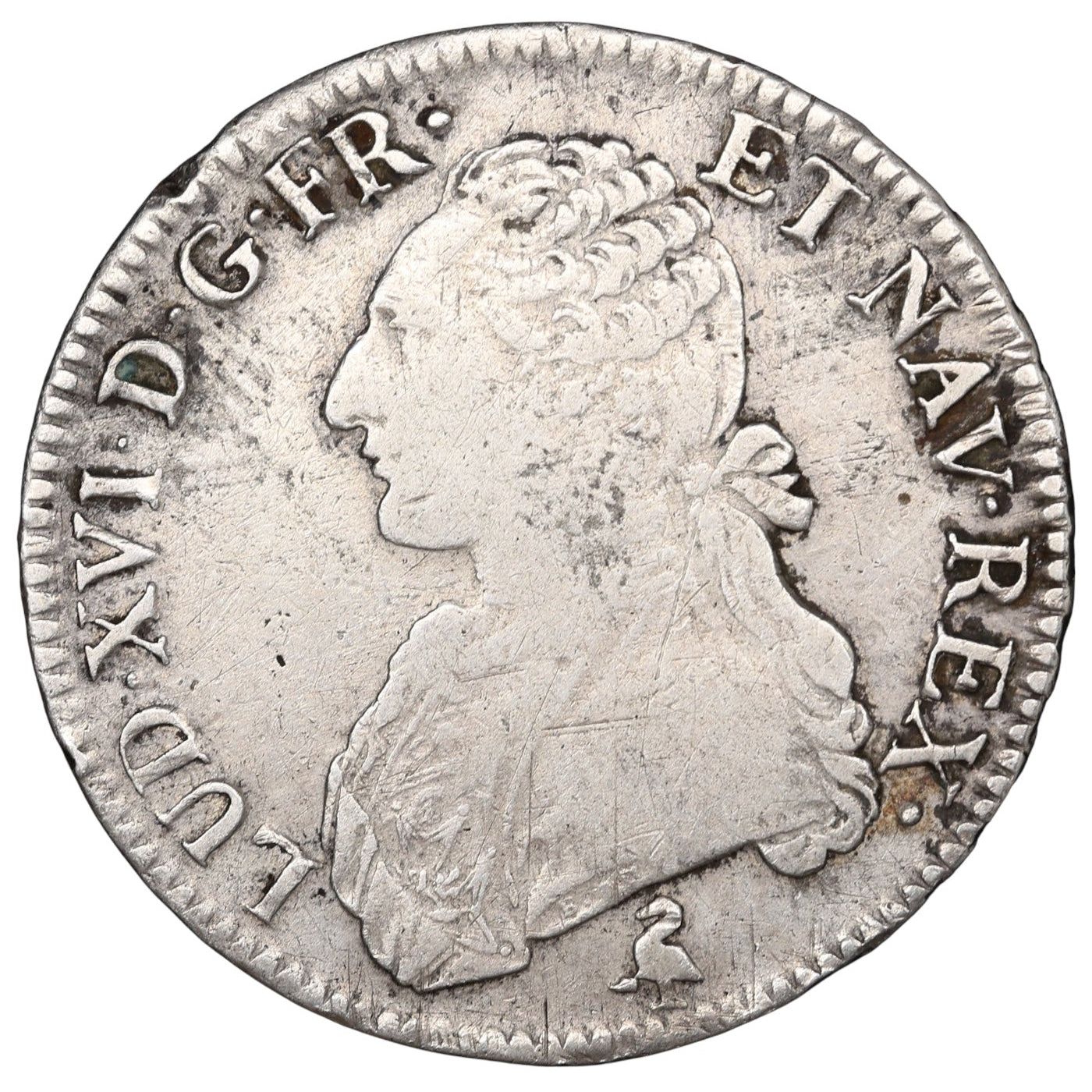 Louis XVI (1774-1792) Ecu aux branches d'olivier 1791 A Paris Argent 29.26 gr