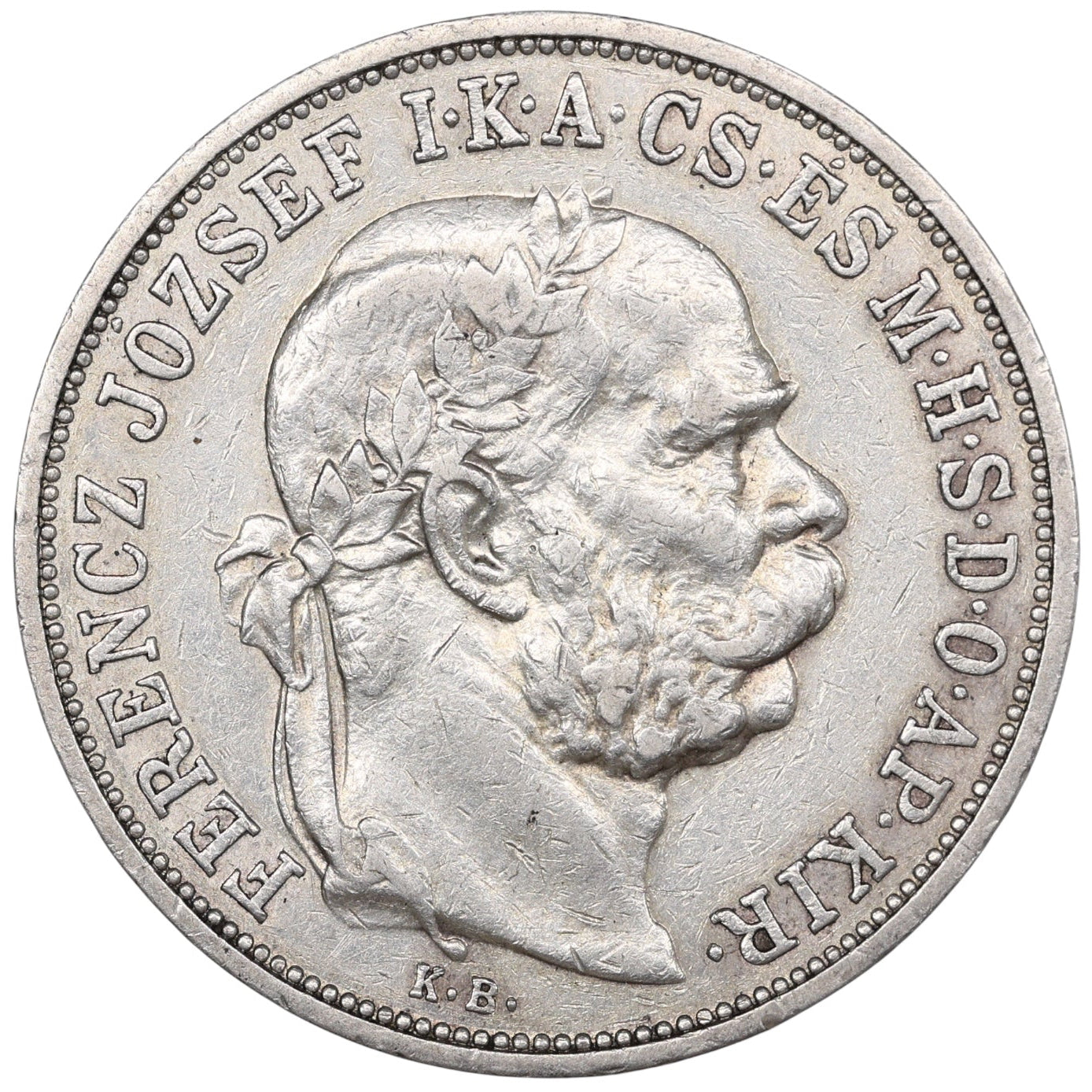 Hongrie François Joseph Ier (1848-1916) 5 Korona 1908 Argent 23,96 gr