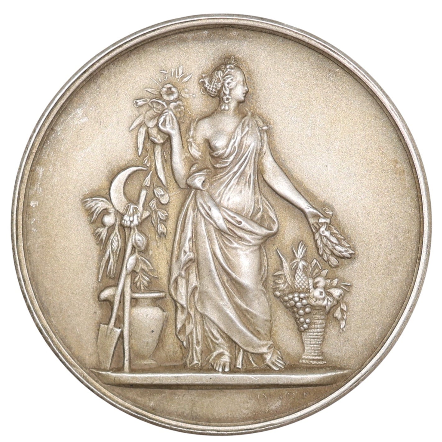 Médaille Société d'Horticulture de Limoges Argent 37.95 gr