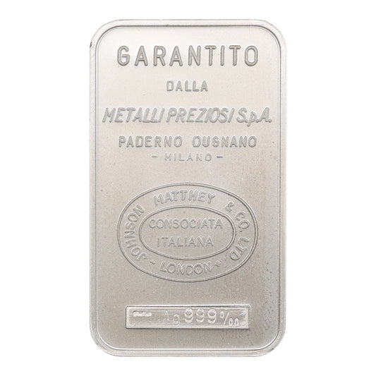 Lingotin 1 Ounce Once Argent Silver Anno Santo 1983 Aperite Portas Redemptori Johnson Matthey Metalli Preziosi