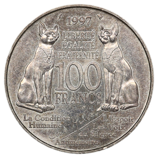 André Malraux 100 Francs 1997 Argent 15.13 gr
