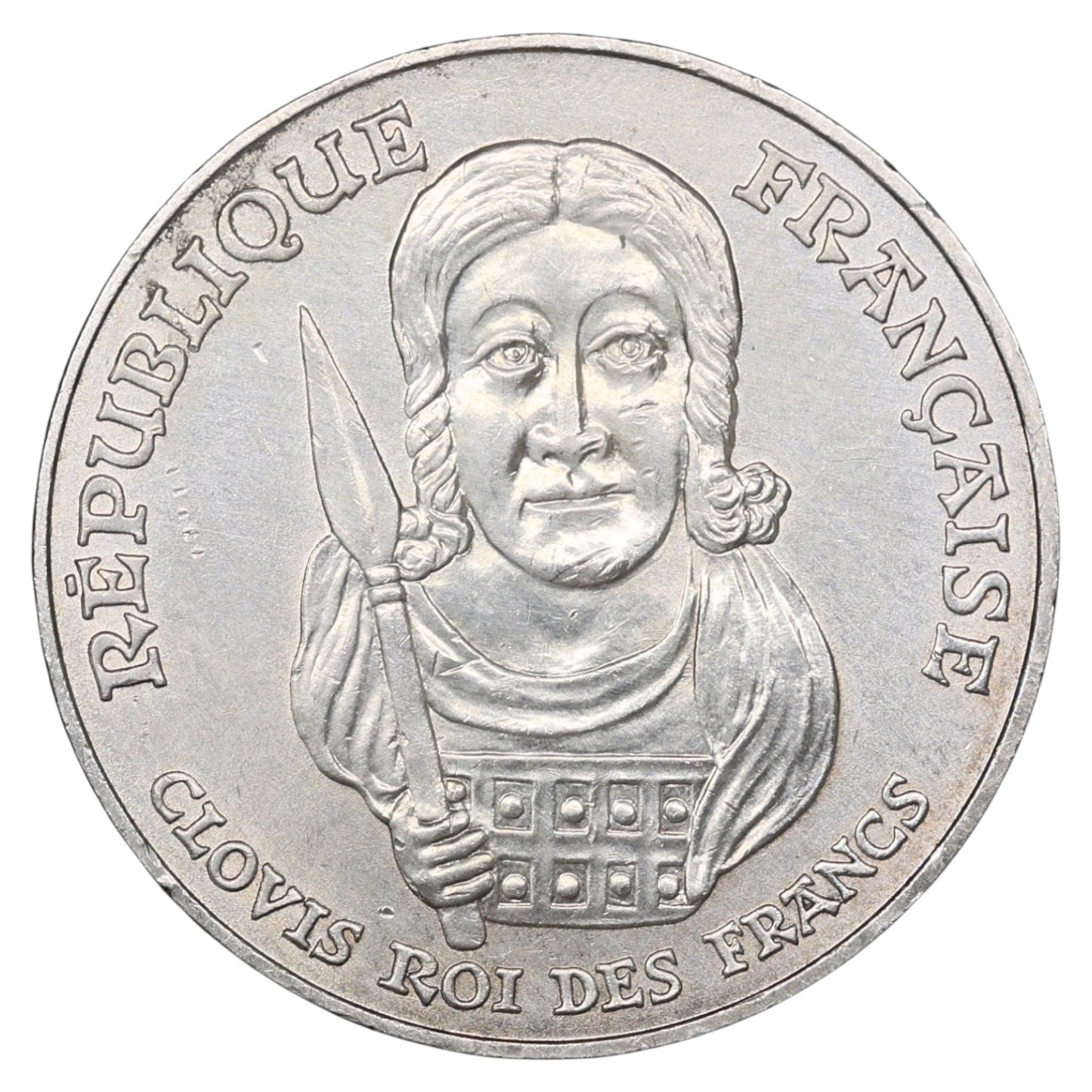 Clovis 100 Francs 1996 Argent 15.04 gr