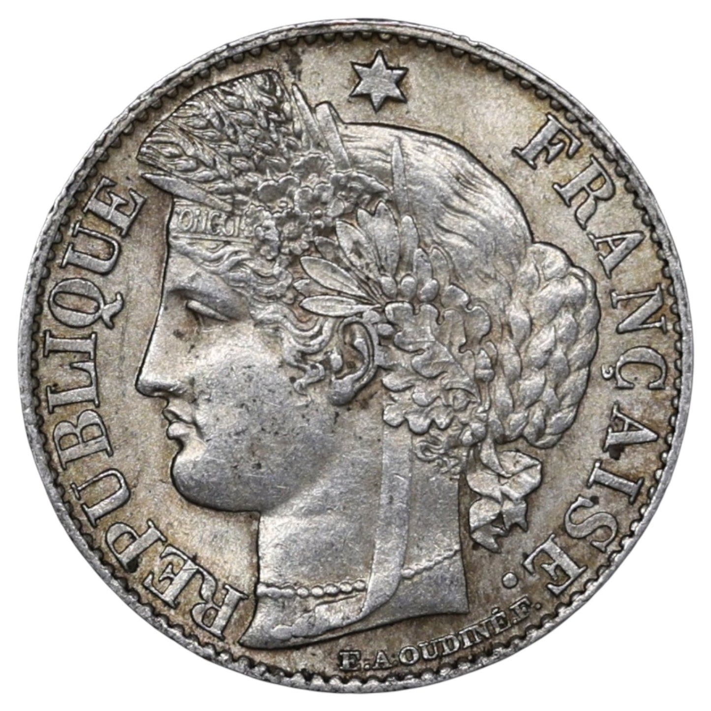 Troisième République (1871-1940) 50 Centimes Cérès Argent 1894 A Paris 2.51 gr
