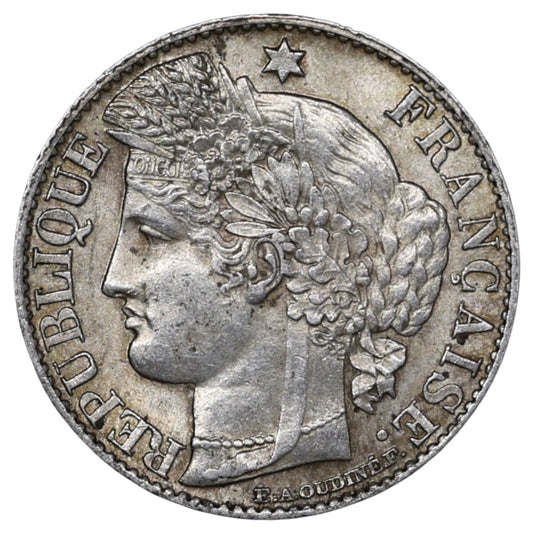 Troisième République (1871-1940) 50 Centimes Cérès Argent 1894 A Paris 2.51 gr