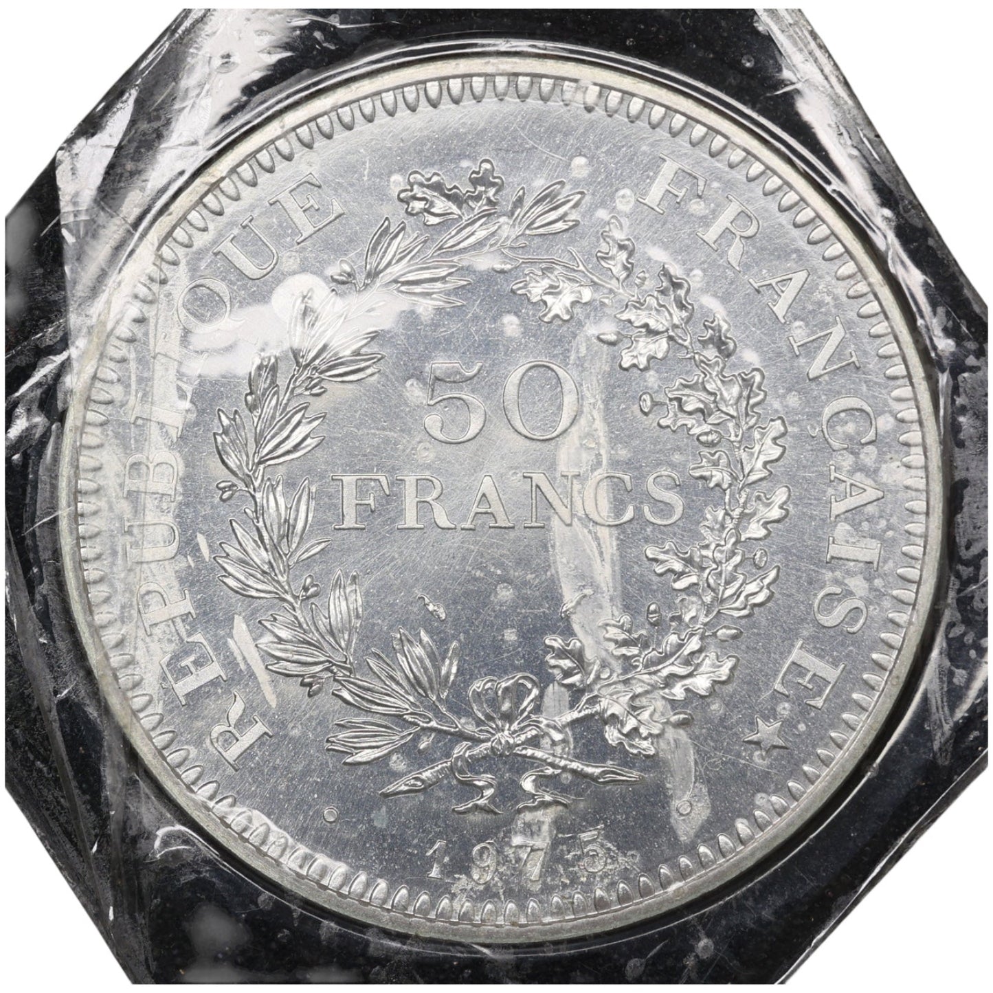 Hercule 50 Francs 1975 Argent issue du coffret FDC