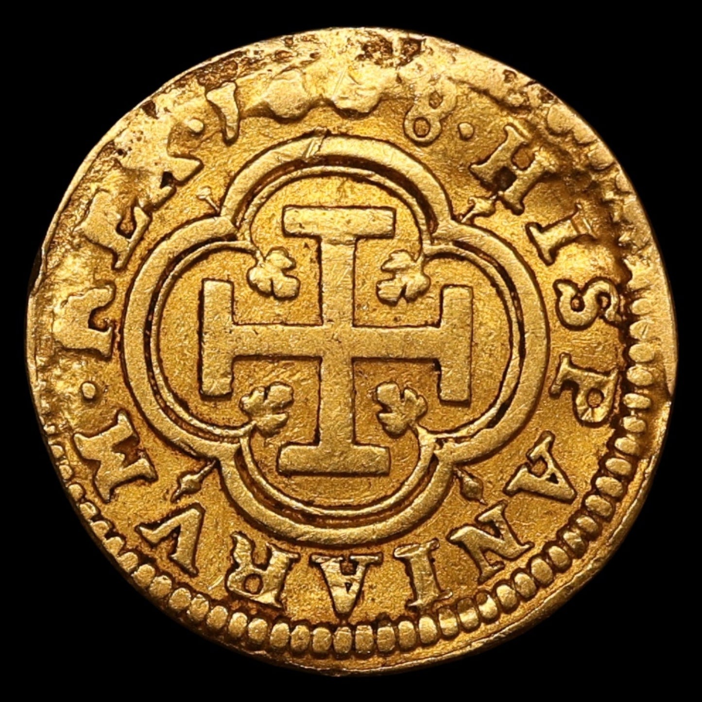 Espagne Philippe III (1598-1621) 1 Escudo Or 1608 C Ségovie 3.25 gr