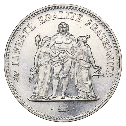 Hercule 50 Francs 1974 Avers de la 20 Francs Argent 30.23 gr