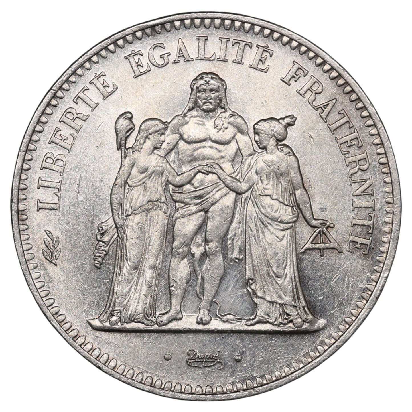 Hercule 50 Francs 1974 Avers de la 20 Francs Argent 30.08 gr