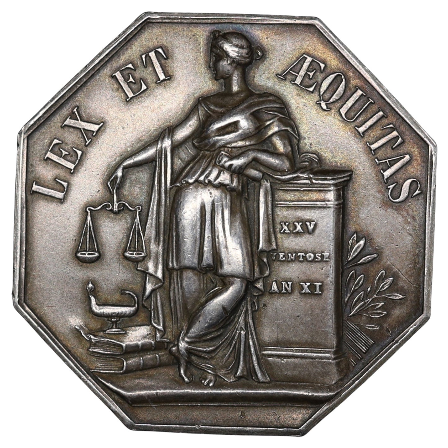 Jeton Chambre des notaires de l'arrondissement de Lille Argent 19.56 gr