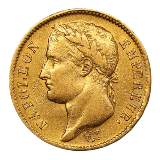 Napoléon Ier (1804-1814) 40 Francs Or 1810 W Lille 12.82 gr
