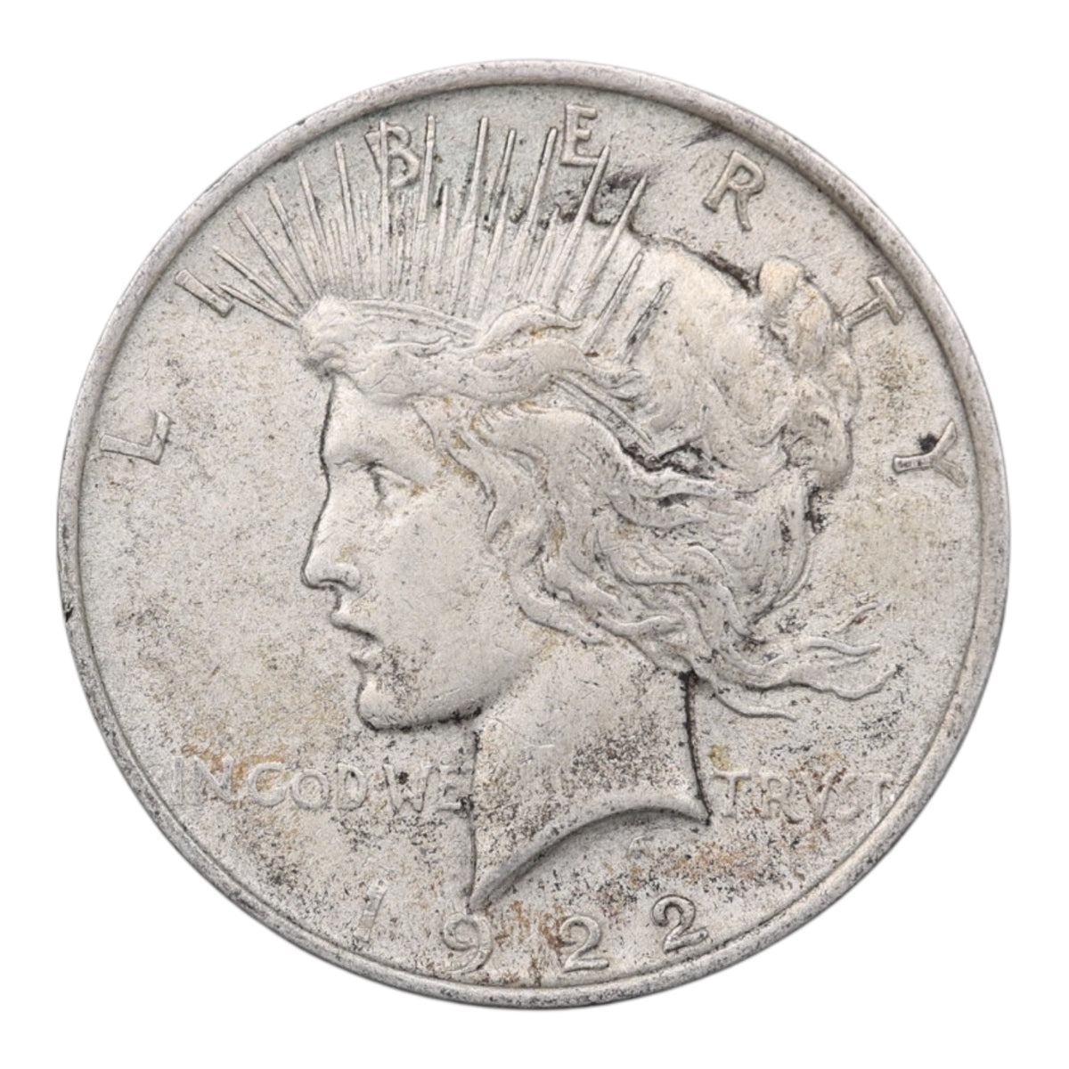 Etats-Unis 1 Dollar Peace Argent 1922 USA 26.72 gr