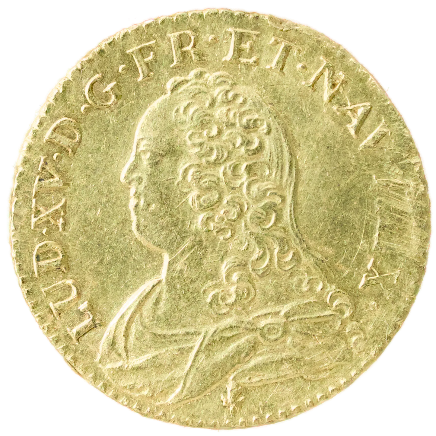 Louis XV (1715-1774) Louis d'or aux lunettes 1726 O Riom Or 8.13 gr