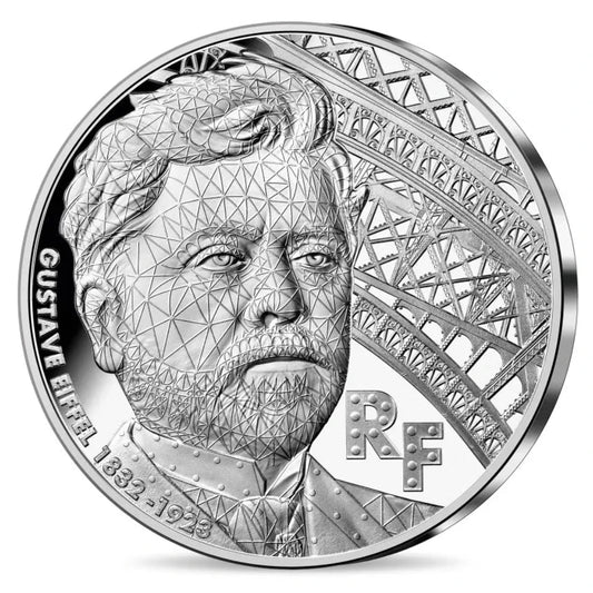 Monnaie de Paris 10 Euros 2023 BE Gustave Eiffel Argent .999 Dans son coffret