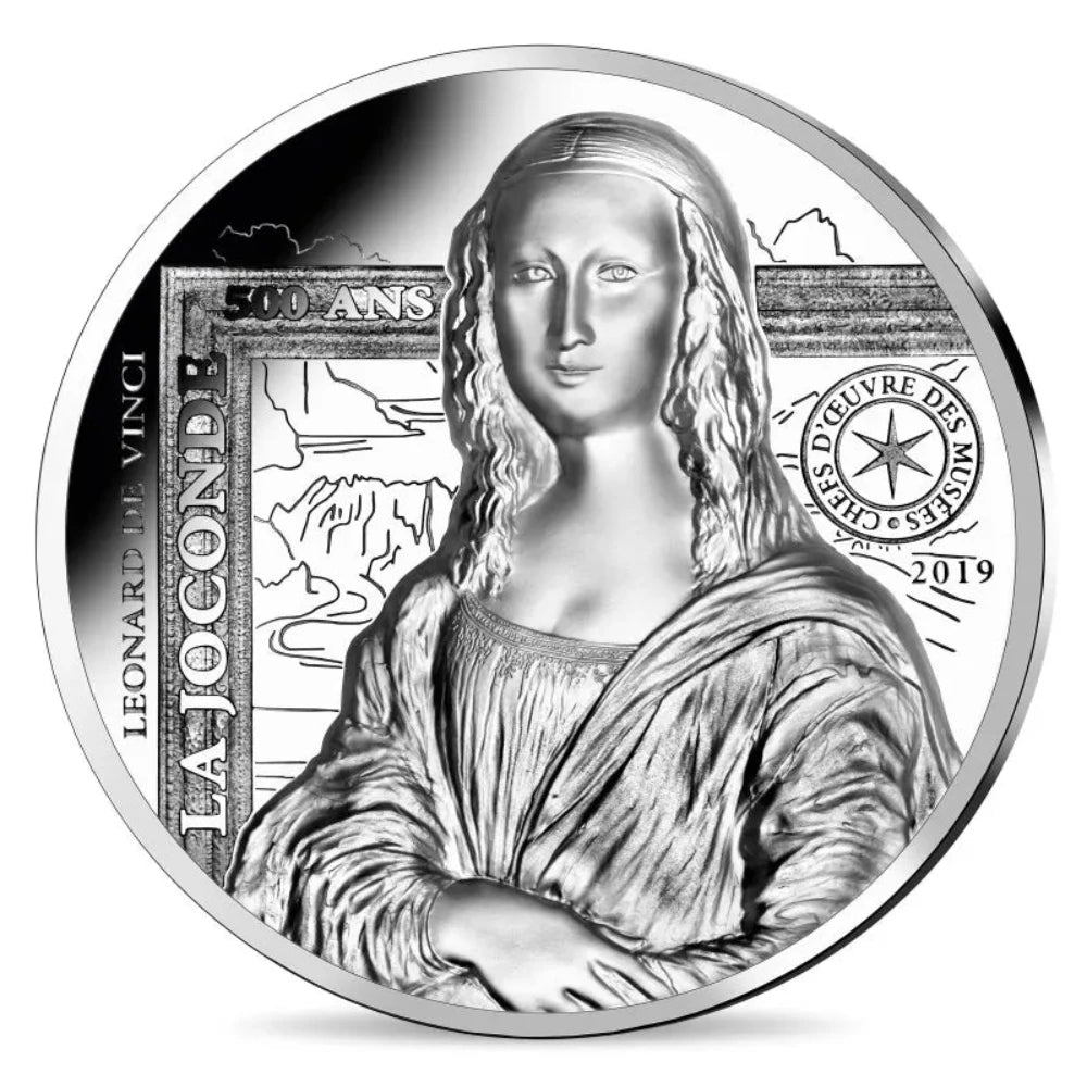 Monnaie de paris 20 Euros 2019 BE La Joconde Argent 1 oz Dans son coffret