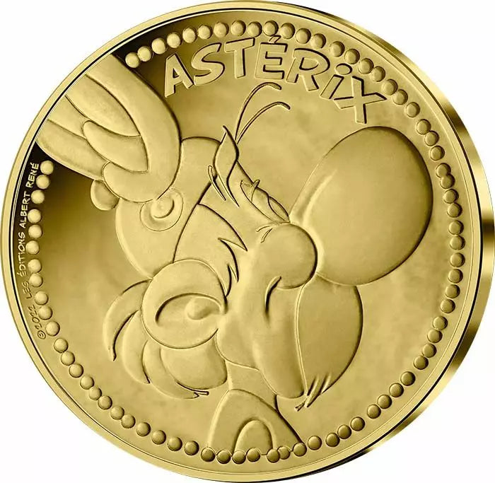France Monnaie de Paris 250 Euros 2022 BU Astérix Or 3 gr Dans son coffret