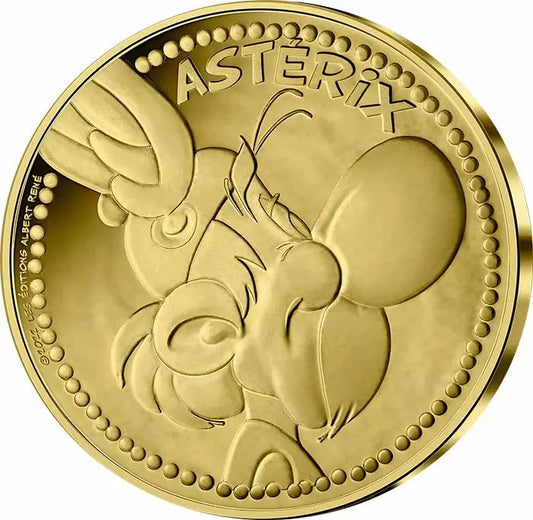 France Monnaie de Paris 250 Euros 2022 BU Astérix Or 3 gr Dans son coffret