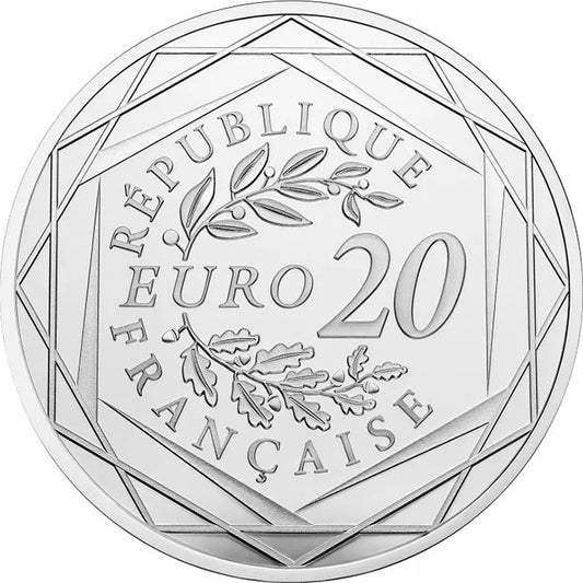 France 20 Euros Argent Belle Épreuve BE 2020 Jacques Chirac 18 gr Monnaie de Paris
