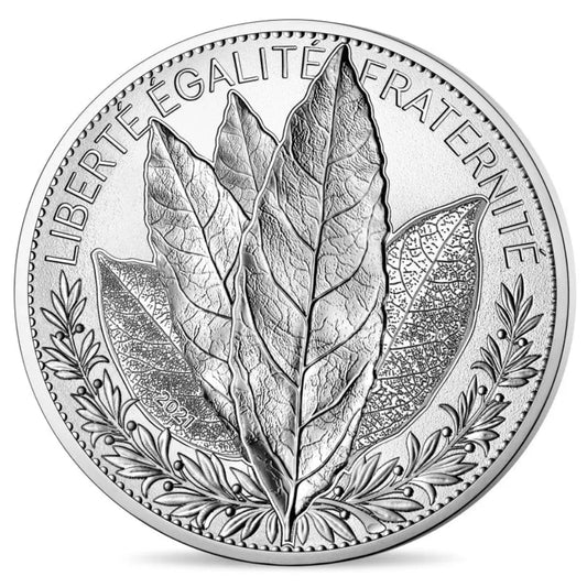 Monnaie de Paris 20 Euros 2021 BE Natures de France Laurier Argent dans son coffret