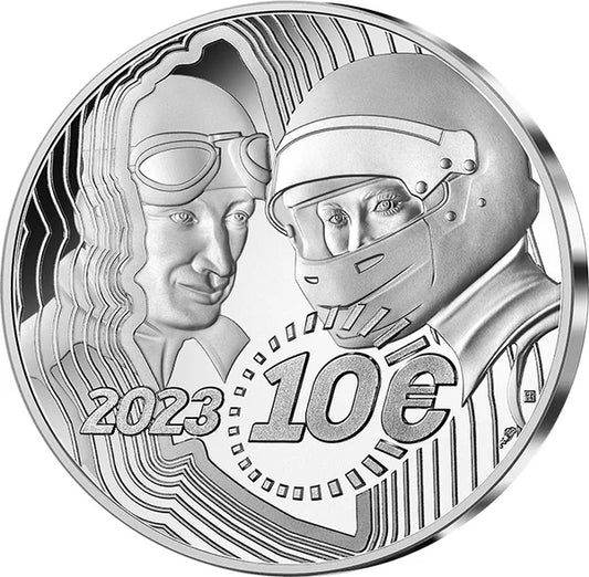 Monnaie de Paris 10 Euros 2023 BE Centenaire des 24H du Mans Argent Dans son coffret