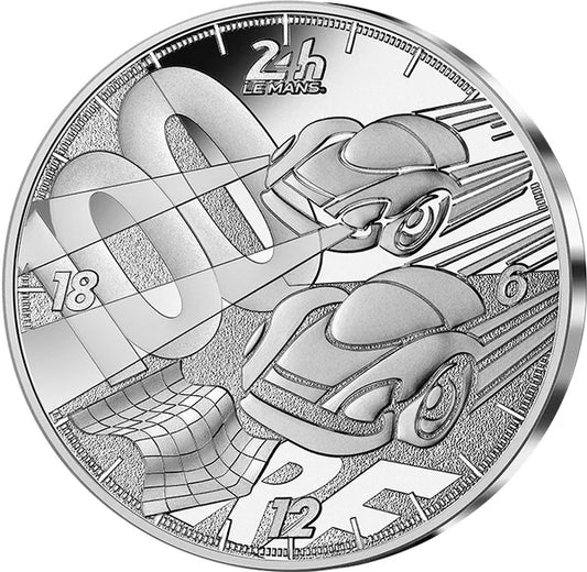 Monnaie de Paris 10 Euros 2023 BE Centenaire des 24H du Mans Argent Dans son coffret