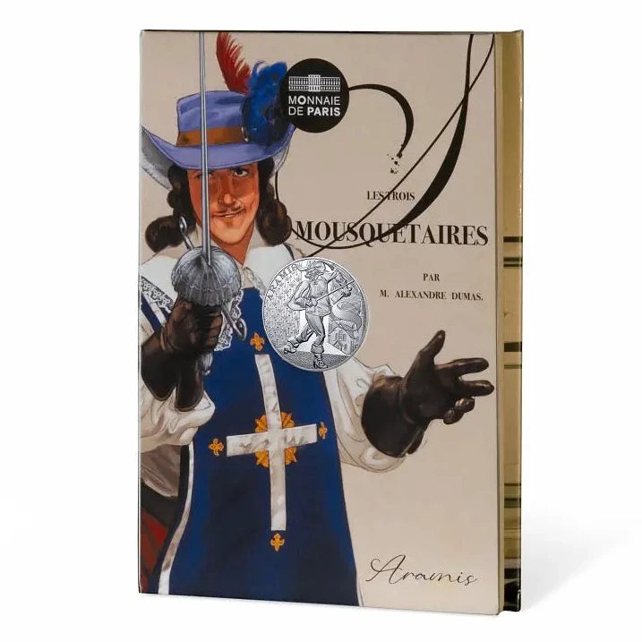 Monnaie de Paris Coffret collector complet Les Trois Mousquetaires avec 4 monnaies de 10 Euros Argent