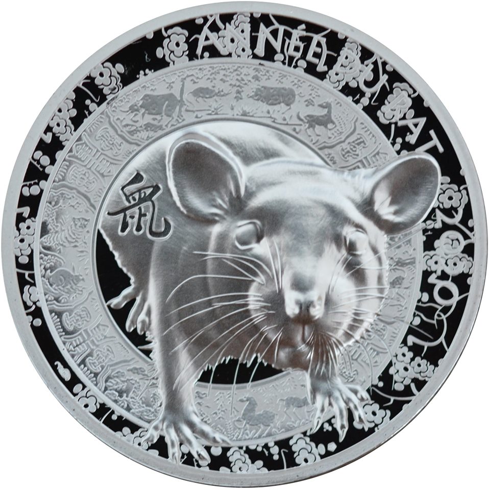 Monnaie de Paris 20 Euros 2020 BE Calendrier chinois année du Rat Argent 1oz Dans son coffret