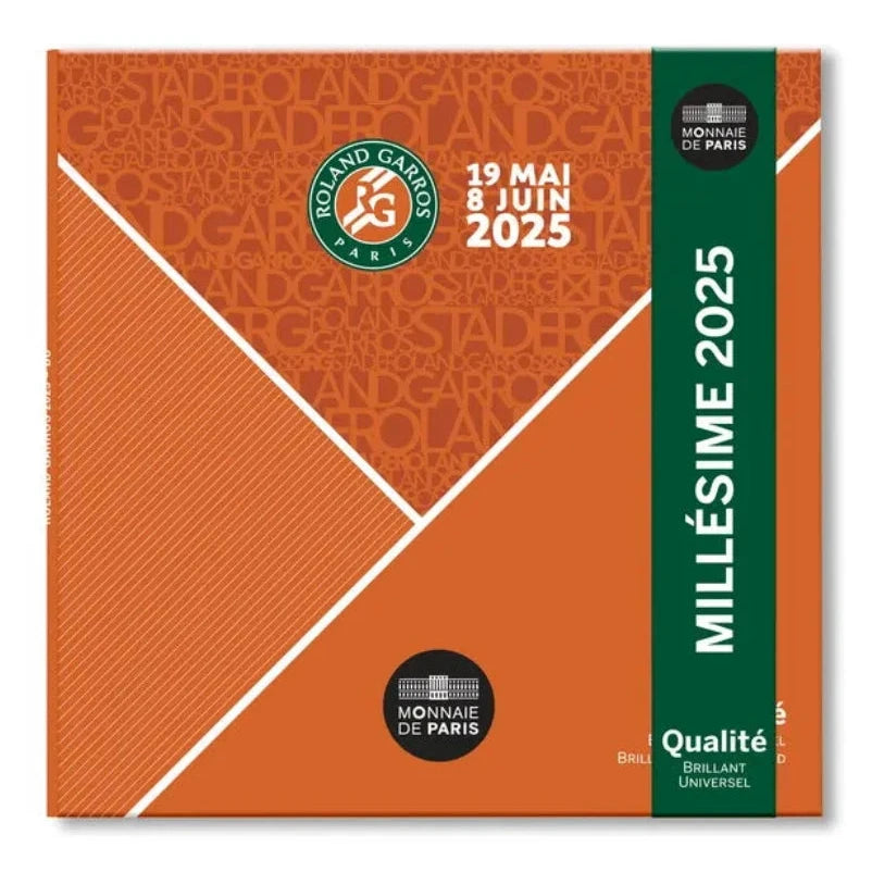 Monnaie de Paris Coffret Miniset BU 2025 Roland Garros