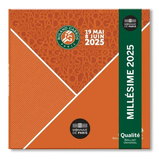 Monnaie de Paris Coffret Miniset BU 2025 Roland Garros