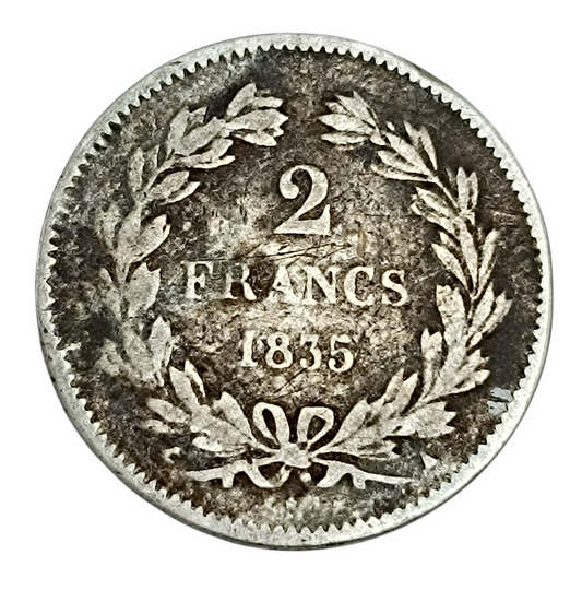 Louis-Philippe Ier (1830-1848) 2 Francs 1835 A Paris Argent