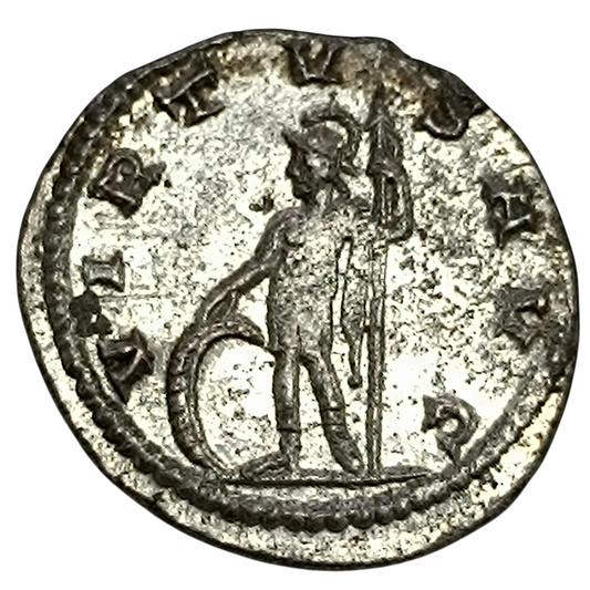 Gallien (253-268) Antoninien Virtus Avg. Avec son argenture. 3.52 gr
