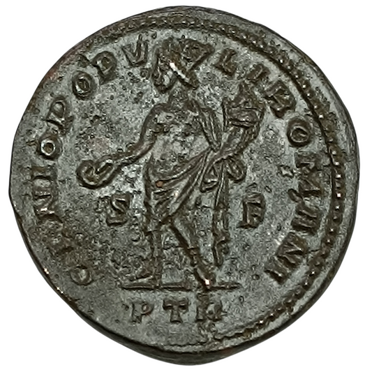 Sévère II (306-307) Follis Genio Popvli Romani Trêves 11.47 gr