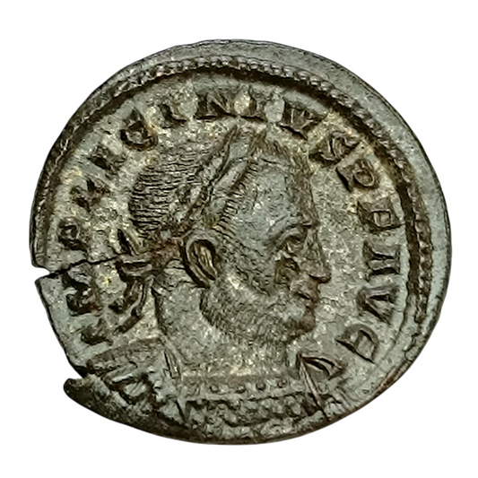 Licinius (308-324) Follis Genio Pop Rom Trêves 3.36 gr 21 mm
