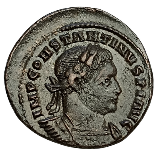 Constantin Ier (306-337) Follis Soli Invicto Comiti Londres 4.67 gr 22 mm