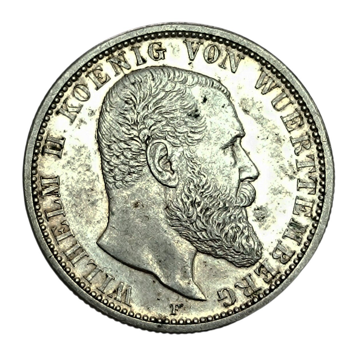 Allemagne Prusse Wilhelm II (1891-1918) 2 Mark 1913 F Argent 11.11 gr