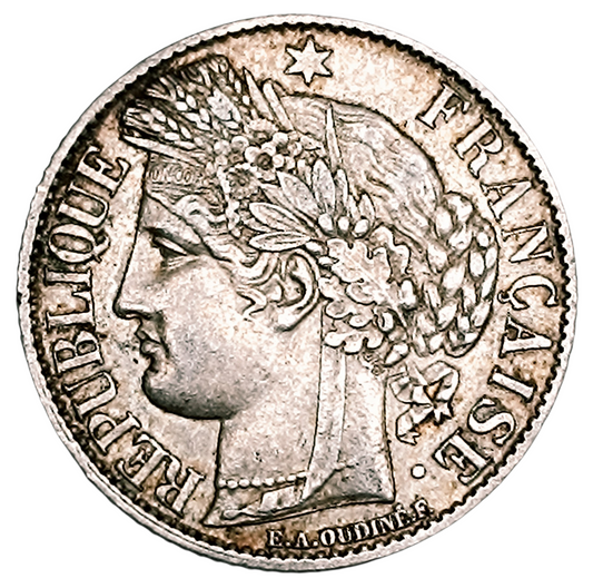 Cérès 1 Franc 1895 Argent 4.98 gr