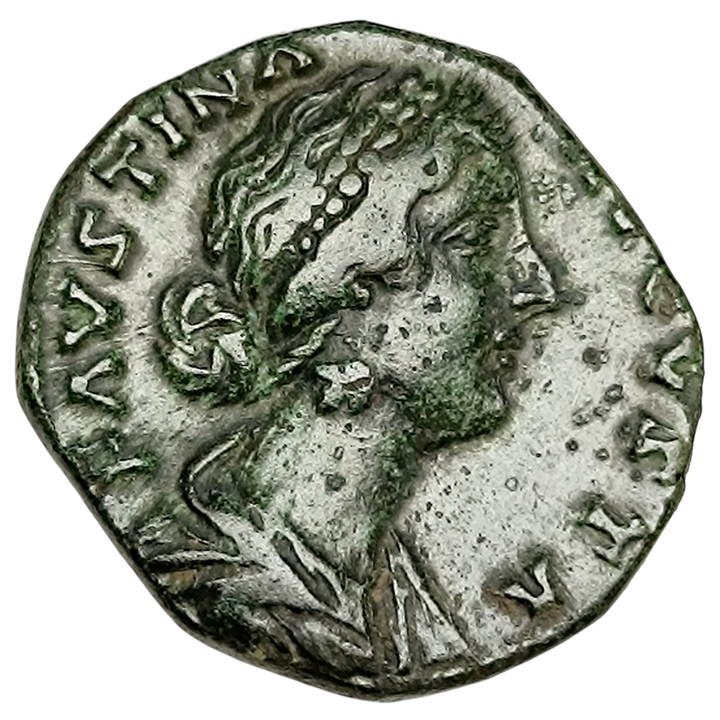 Faustine Jeune - Dupondius - Junon - Ivno - 13.17 gr - 24 mm