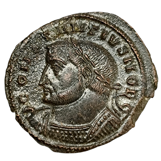 Constance Ier Chlore (305-306) Follis Genio Populi Romani Lyon 8.78 gr