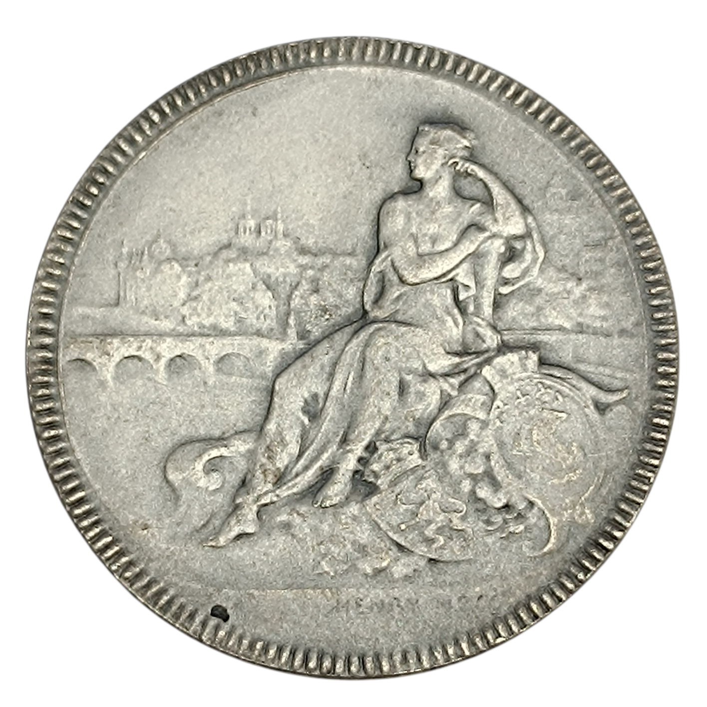 Jeton Banque de Paris et des Pays-Bas Argent 17.30 gr 36 mm
