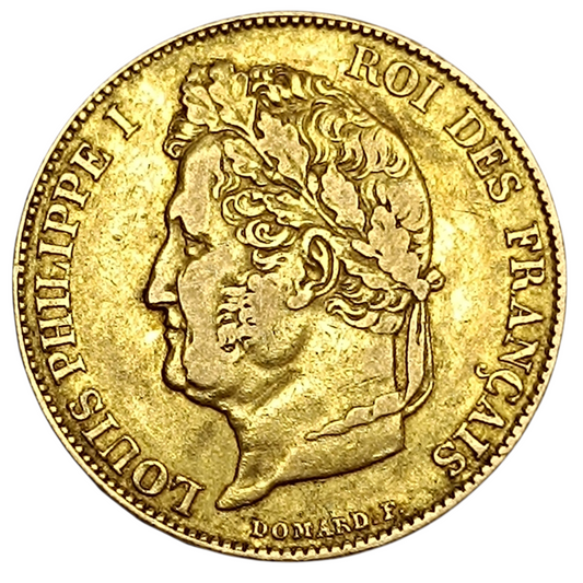 Louis-Philippe Ier (1830-1848) 20 francs Or 1847 A Paris 6,43 gr
