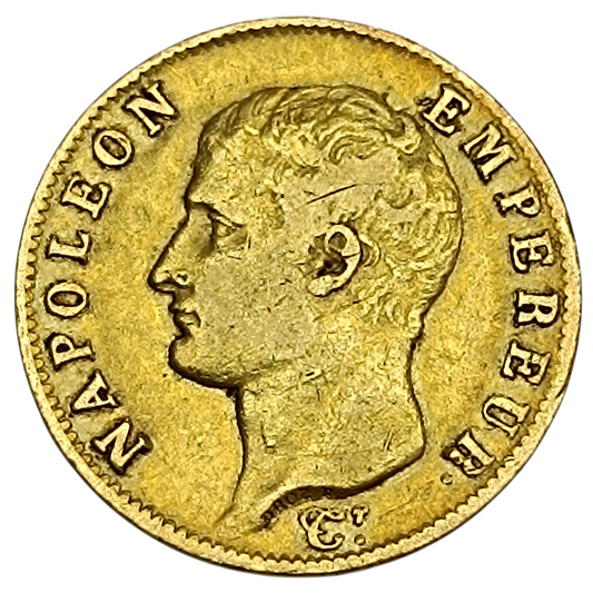 Napoléon Ier (1804-1814) 20 Francs Tête nue 1806 A Paris Or 6.39 gr