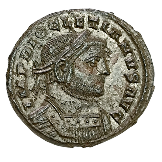 Dioclétien (284-305) Follis Genio Populi Romani Londres 9.64 gr