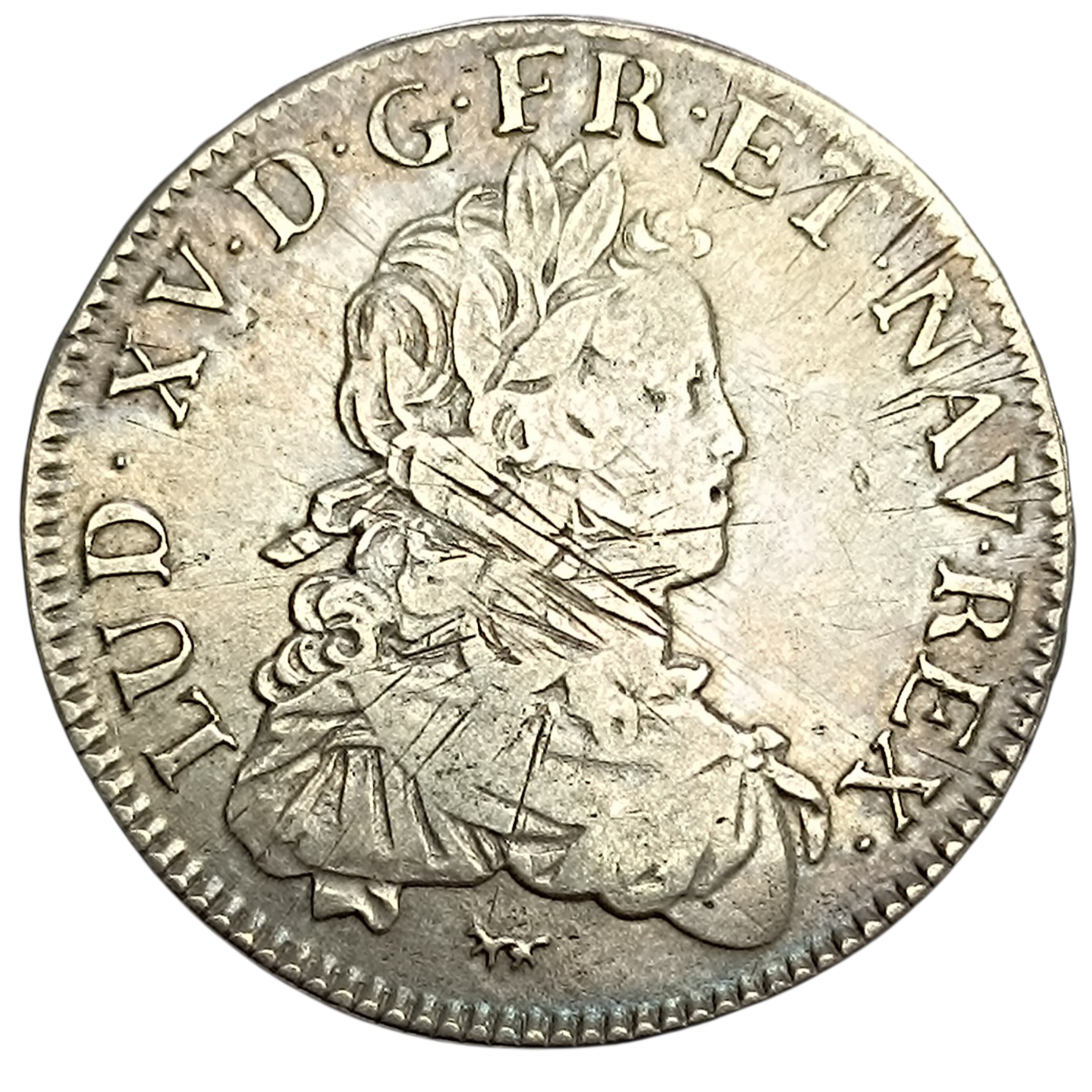 Louis XV (1715-1774) Écu de France 1723 A Paris Argent 24.19 gr