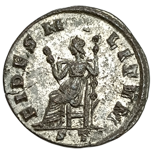 Galère (305-311) Follis Fides Militvm Ticinum 7.74 gr