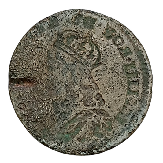 Fauté Louis XIV (1643-1715) Liard de France Frappe incuse