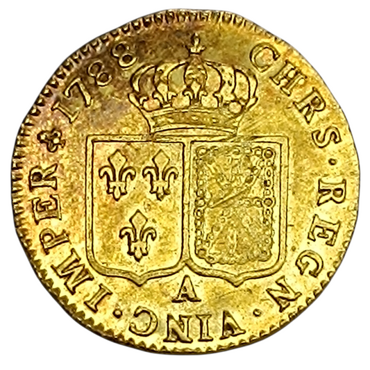 Louis XVI (1774-1792) Louis d'Or au buste nu 1788 A Paris 7.65 Gr