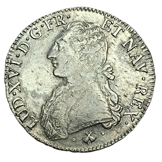 Louis XVI (1774-1792) Écu aux branches d'olivier 1778 L Bayonne Argent 29.26 gr
